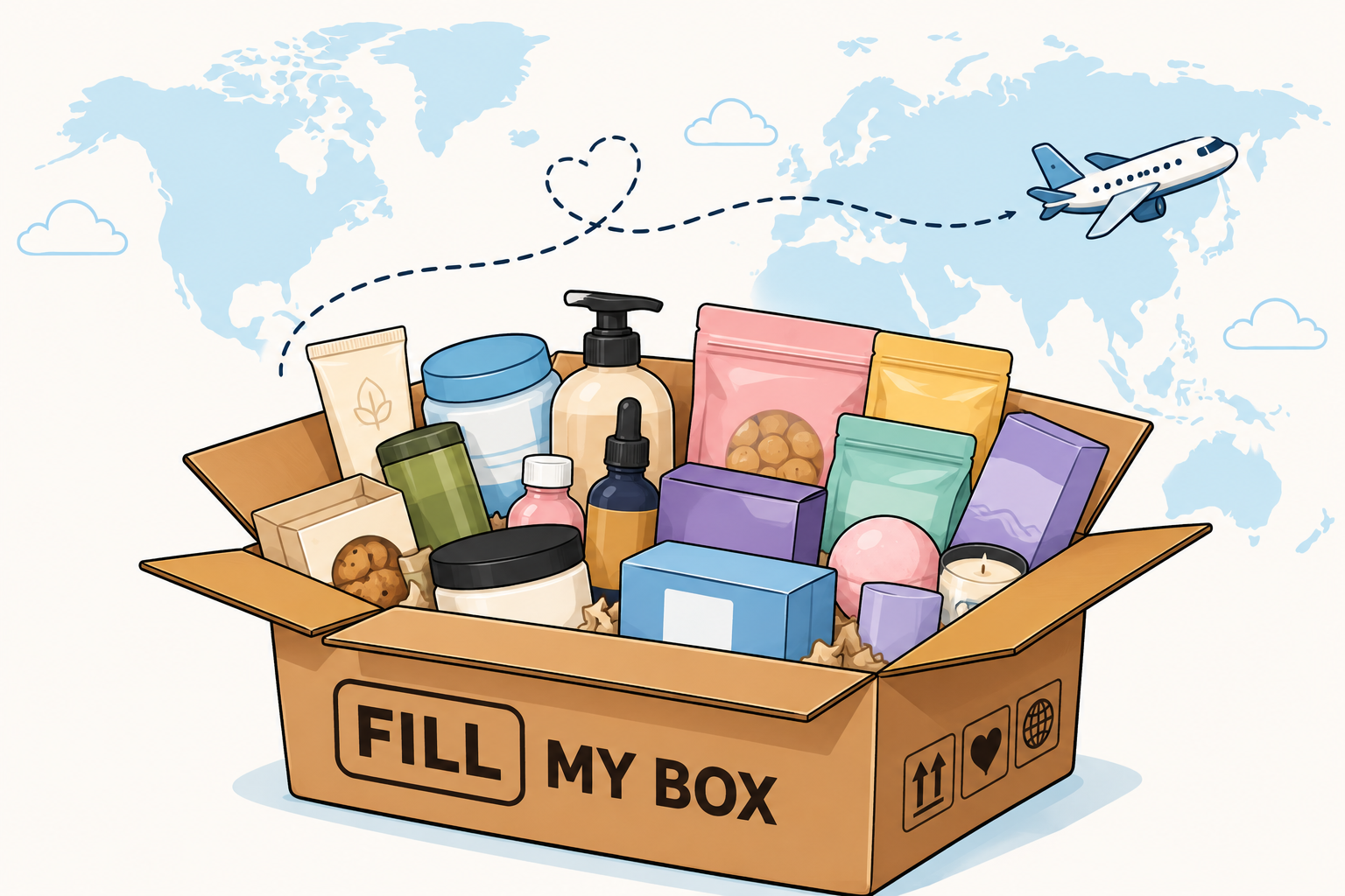 Fill My Box - a box full of Florida finds, shipped to you